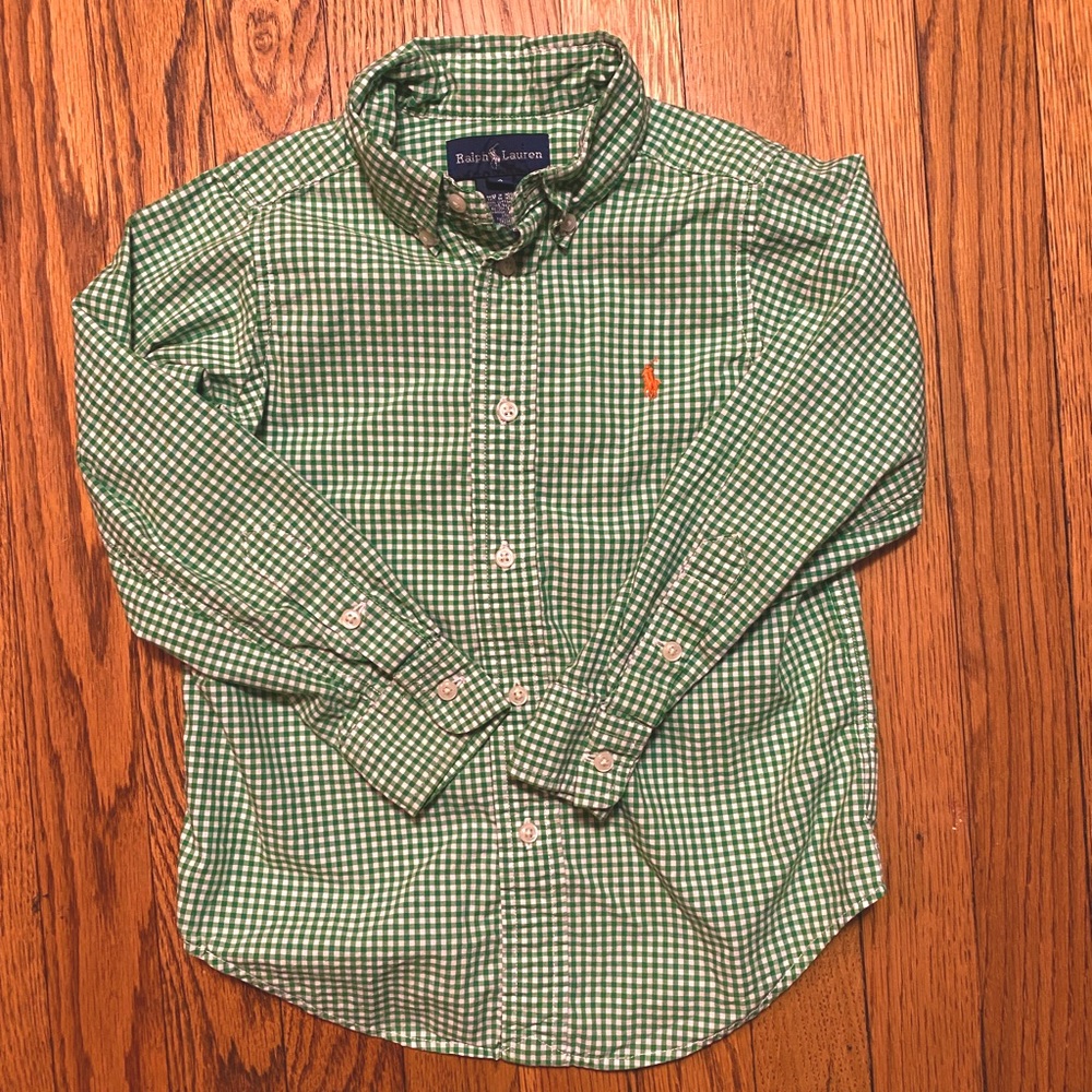 Ralph Lauren Cotton Poplin Sports Shirt (Toddler/Little Boys: 4)